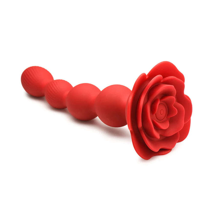 Bloomgasm Rose Twirl Rechargeable Silicone Rotating Anal Beads