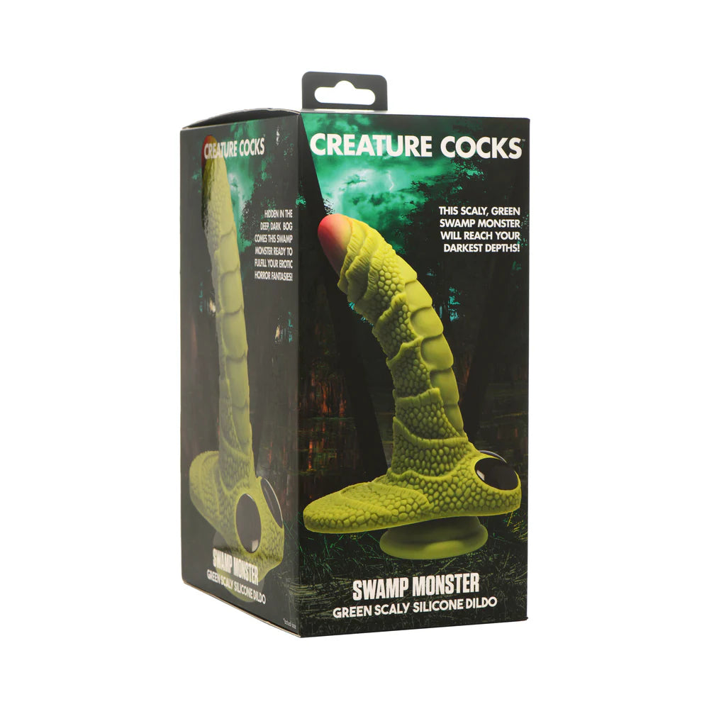 Creature Cocks Swamp Monster Scaly Silicone Dildo