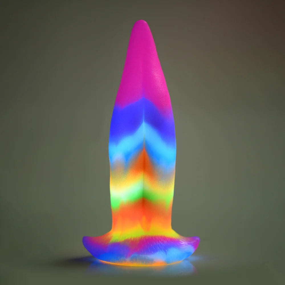 Creature Cocks Unicorn Kiss Glow in the Dark Silicone Dildo