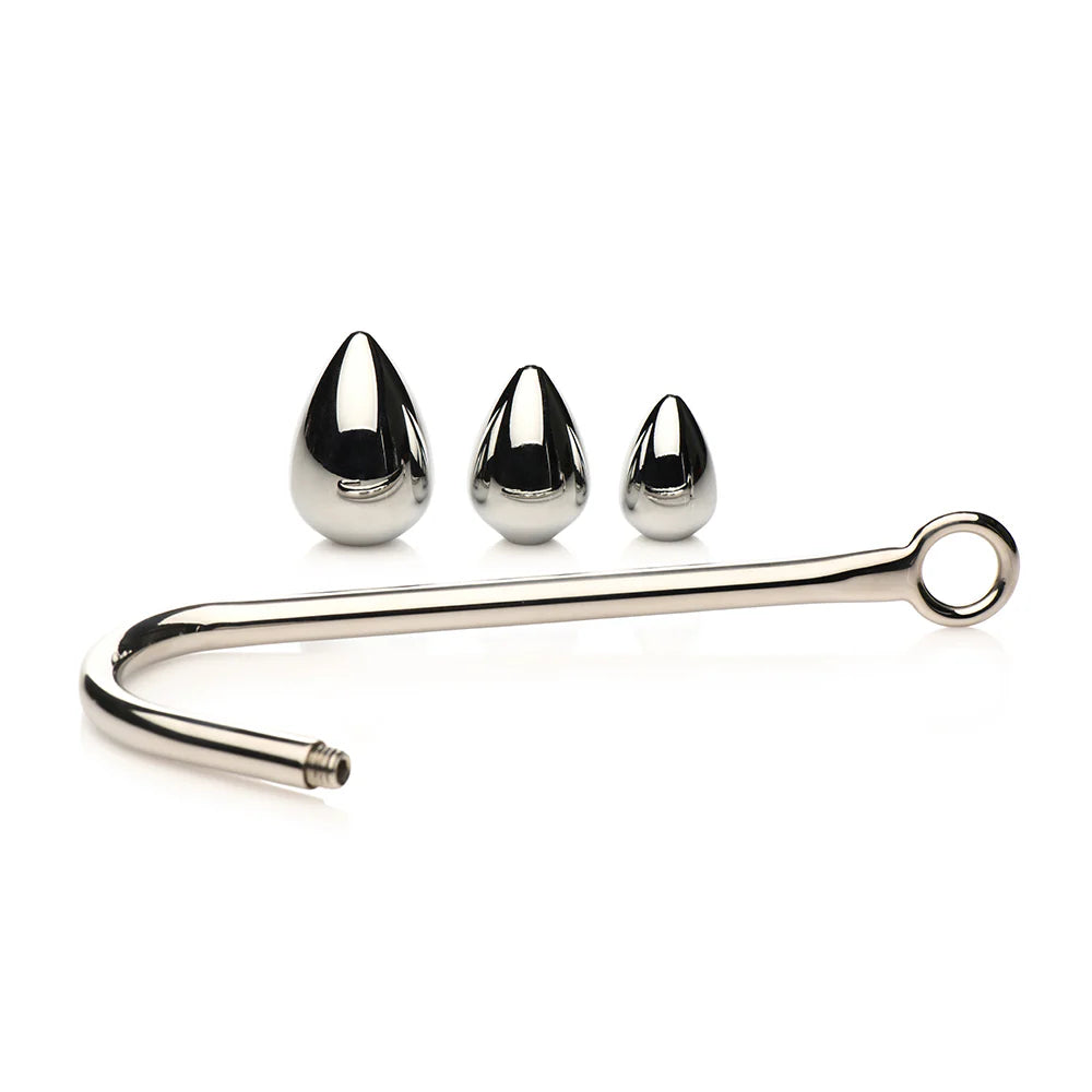 Master Series Anal Hook Trainer Anal Hook with 3 Plugs