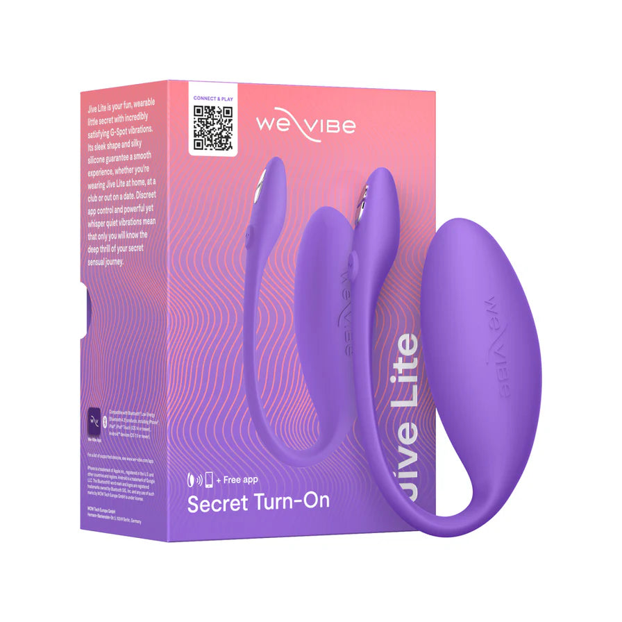 We-Vibe Jive Lite G-Spot Rechargeable Silicone Egg - Purple