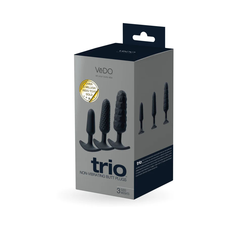 VeDO Trio Silicone Anal Plug Set