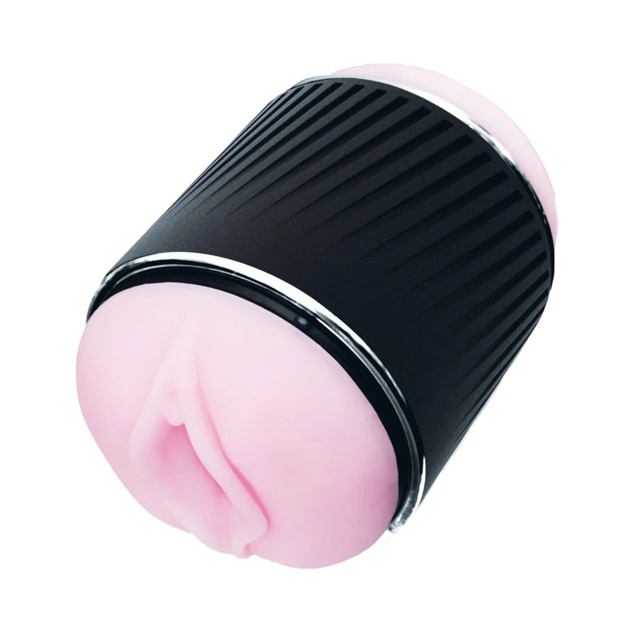 VeDO Jerk Masturbation Sleeve Black with Pink Sleeve