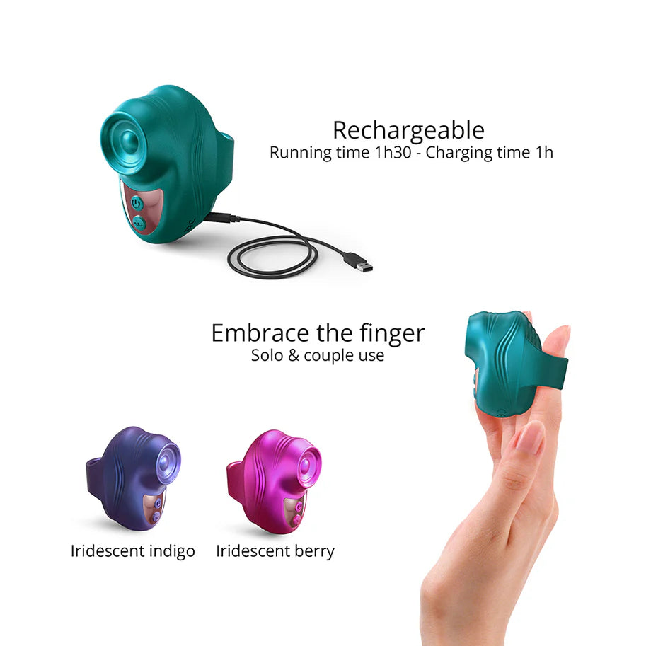 Love to Love Kisscool Rechargeable Silicone Finger Vibrator