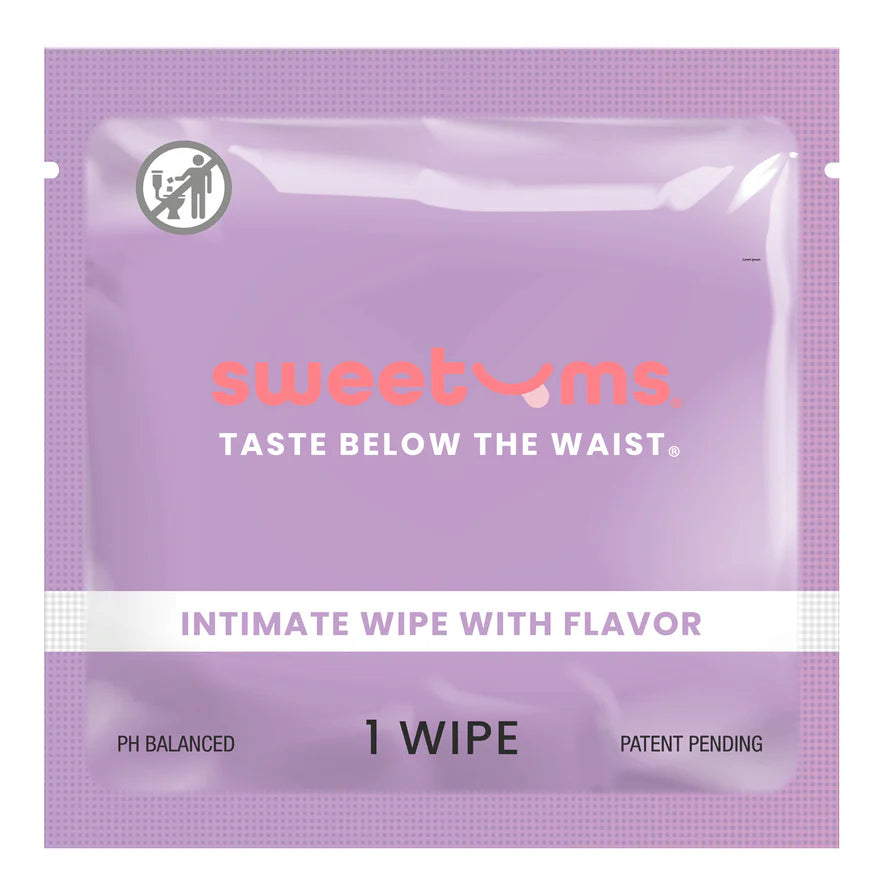 Sweetums Intimate Wipes Honey Lavender Flavor 10-Pack