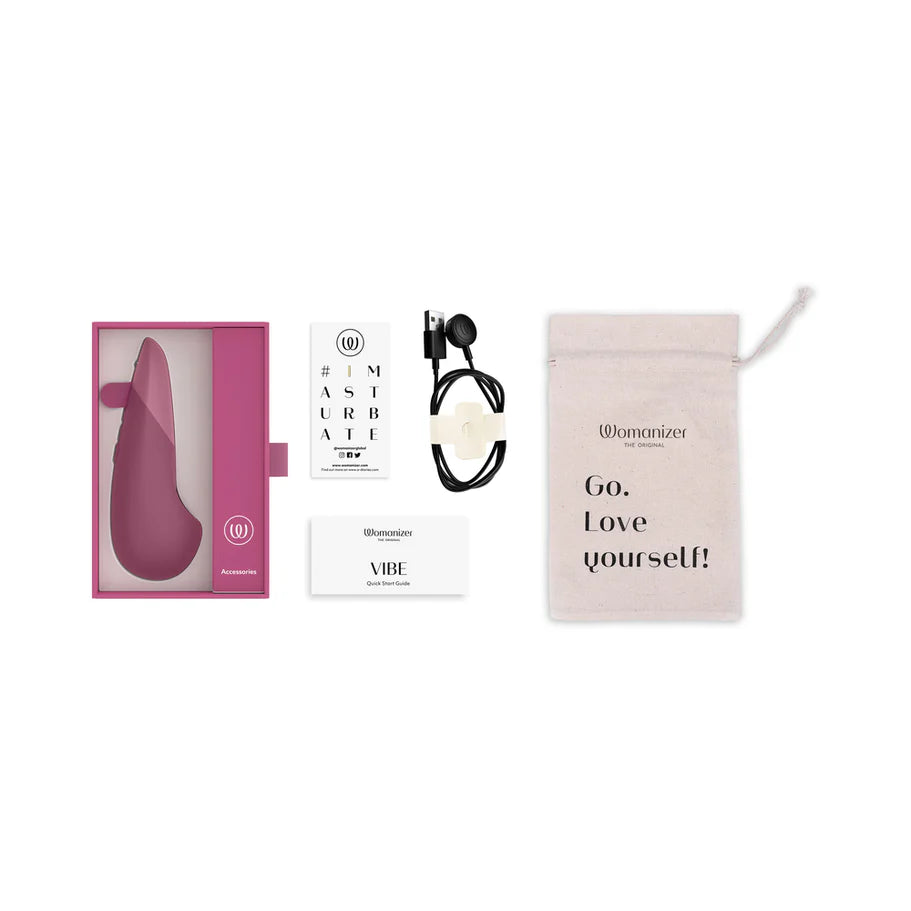 Womanizer Vibe Rechargeable Silicone Clitoral Vibrator