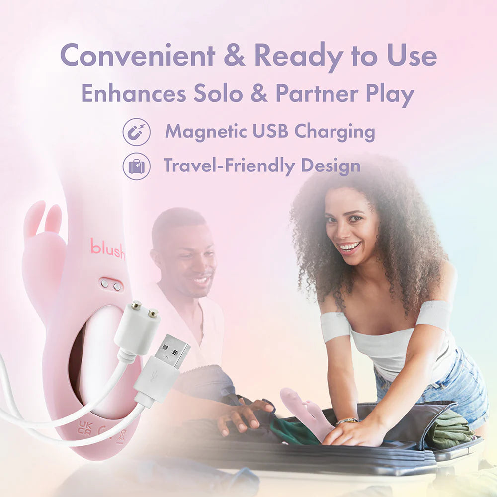 Play with Me Fairy Flutter Rechargeable Silicone Rabbit Vibrator