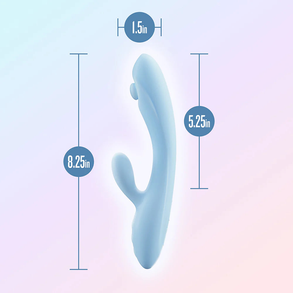 Play with Me Moondust Magic Rechargeable Silicone Rabbit Vibrator