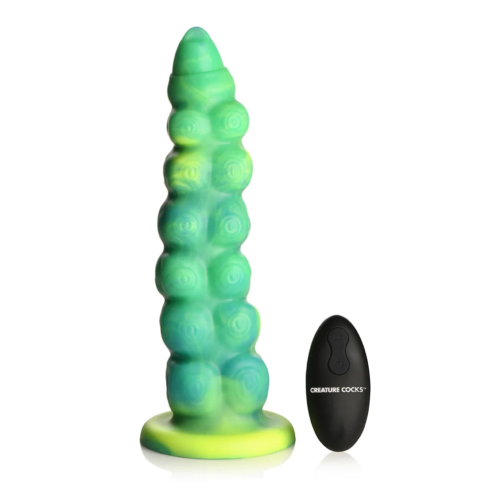 Creature Cocks Squirmer Thrusting & Vibrating Silicone Dildo