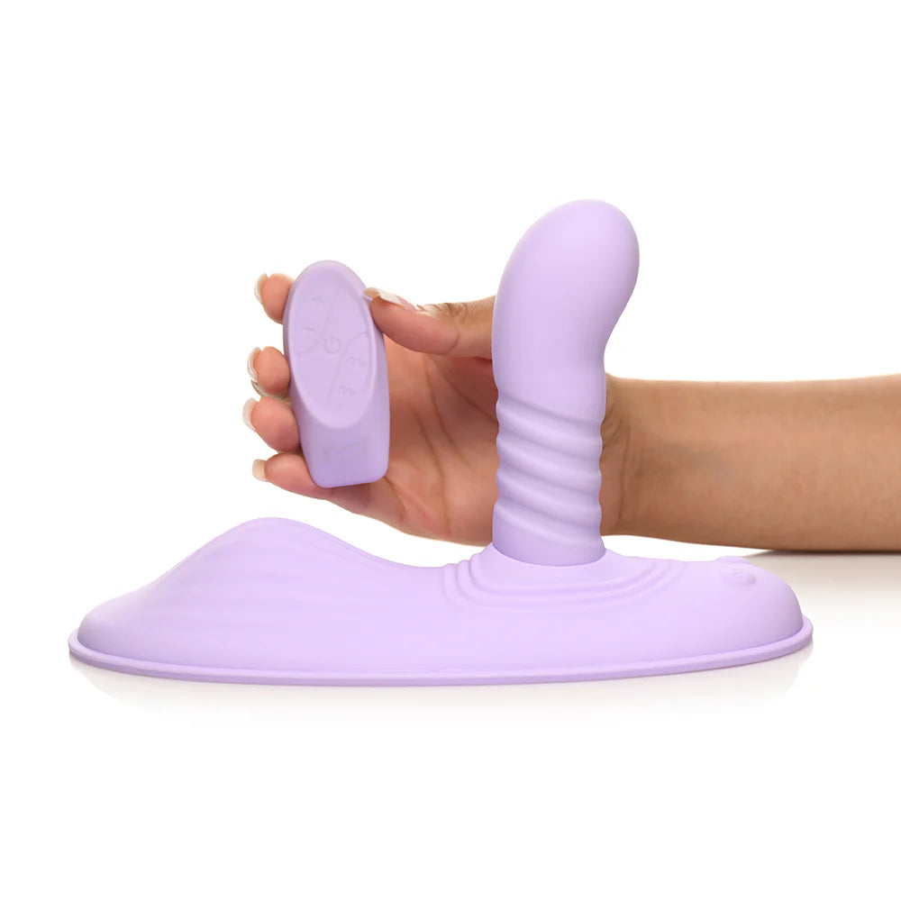 Inmi Thrust N Grind Thrusing & Vibrating Rechargeable Silicone Grinder Pad with Remote