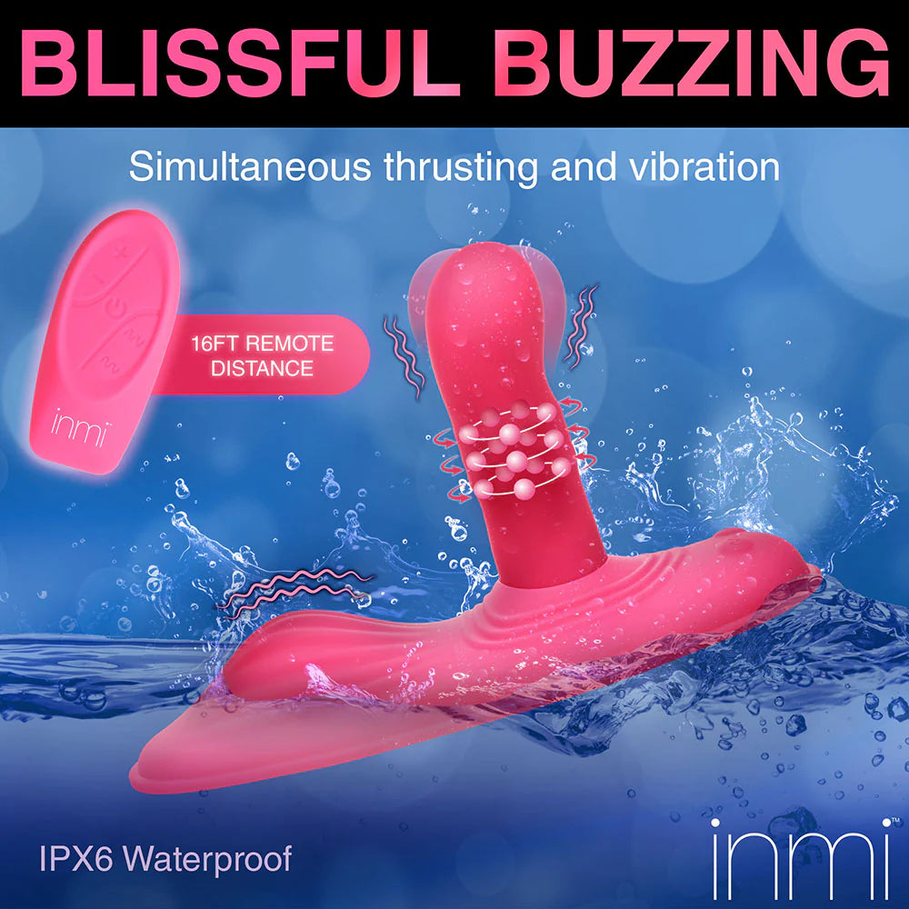 Inmi Spin N Grind Rotating & Vibrating Rechargeable Silicone Grinder Pad with Remote