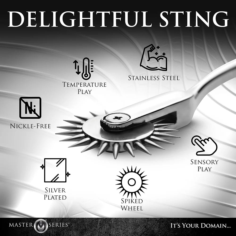 Master Series Silver Sensation Wartenberg Wheel