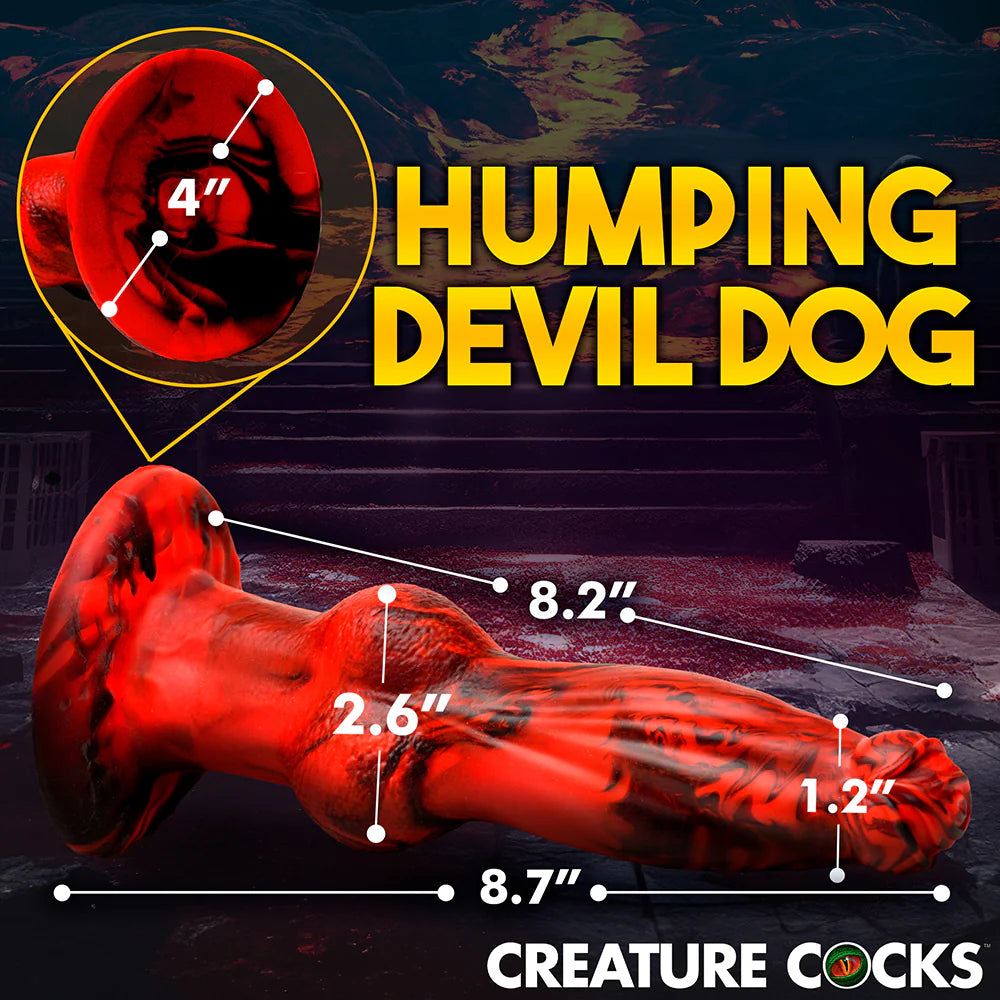 Creature Cocks Hell Wolf Thrusting & Vibrating Silicone Dildo