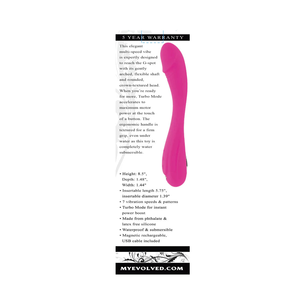 Sugar Rush Rechargeable Silicone G-Spot Vibrator