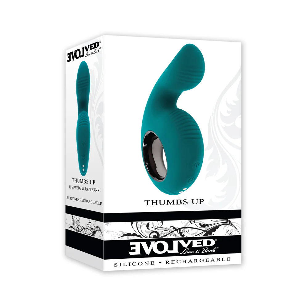 Evolved Thumbs Up Rechargeable Silicone Vibrator