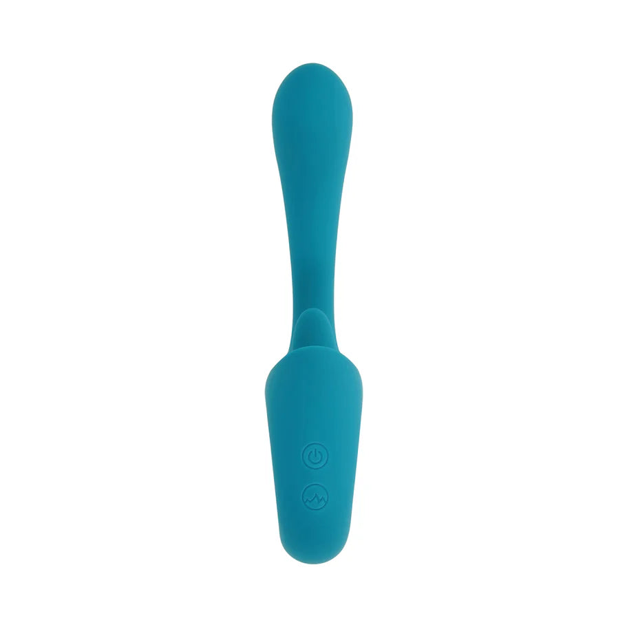 How Many Licks Rechargeable Silicone Vibrator with Clitoral Stimulator