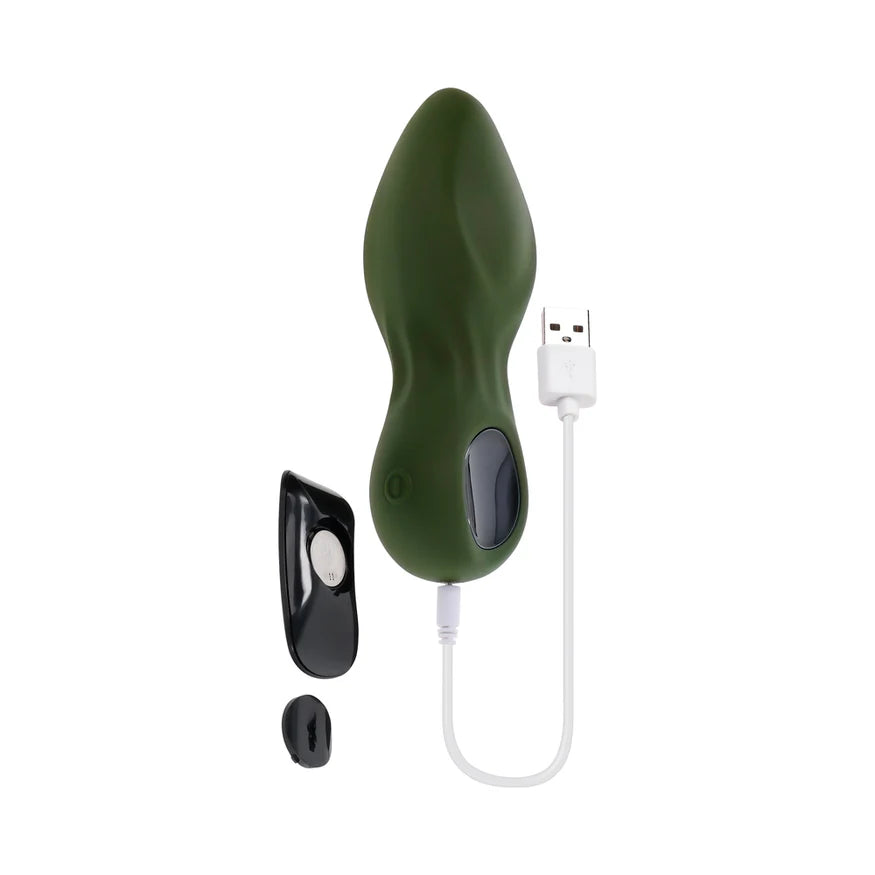 Gender X My Secret Garden Rechargeable Silicone Anal Plug with Remote Control