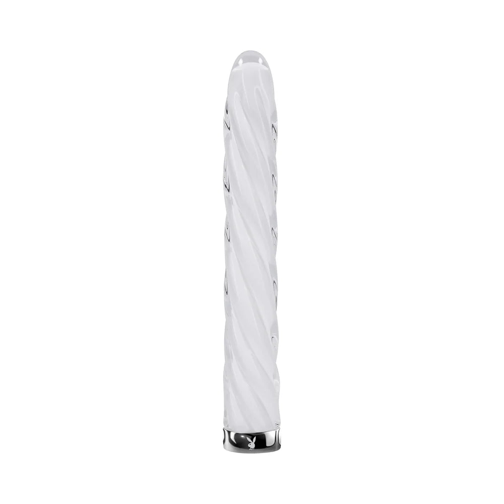 Playboy In a Twist Rechargeable Glass Vibrator