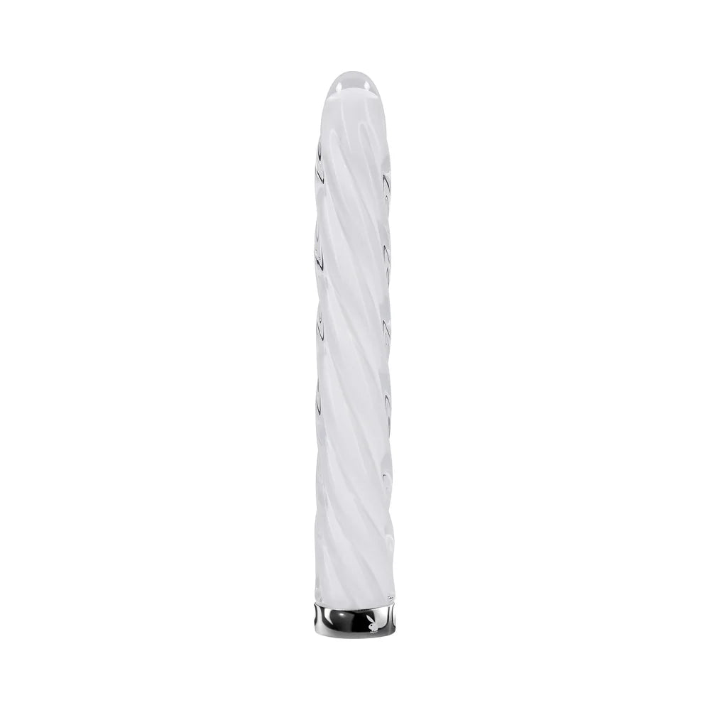 Playboy In a Twist Rechargeable Glass Vibrator