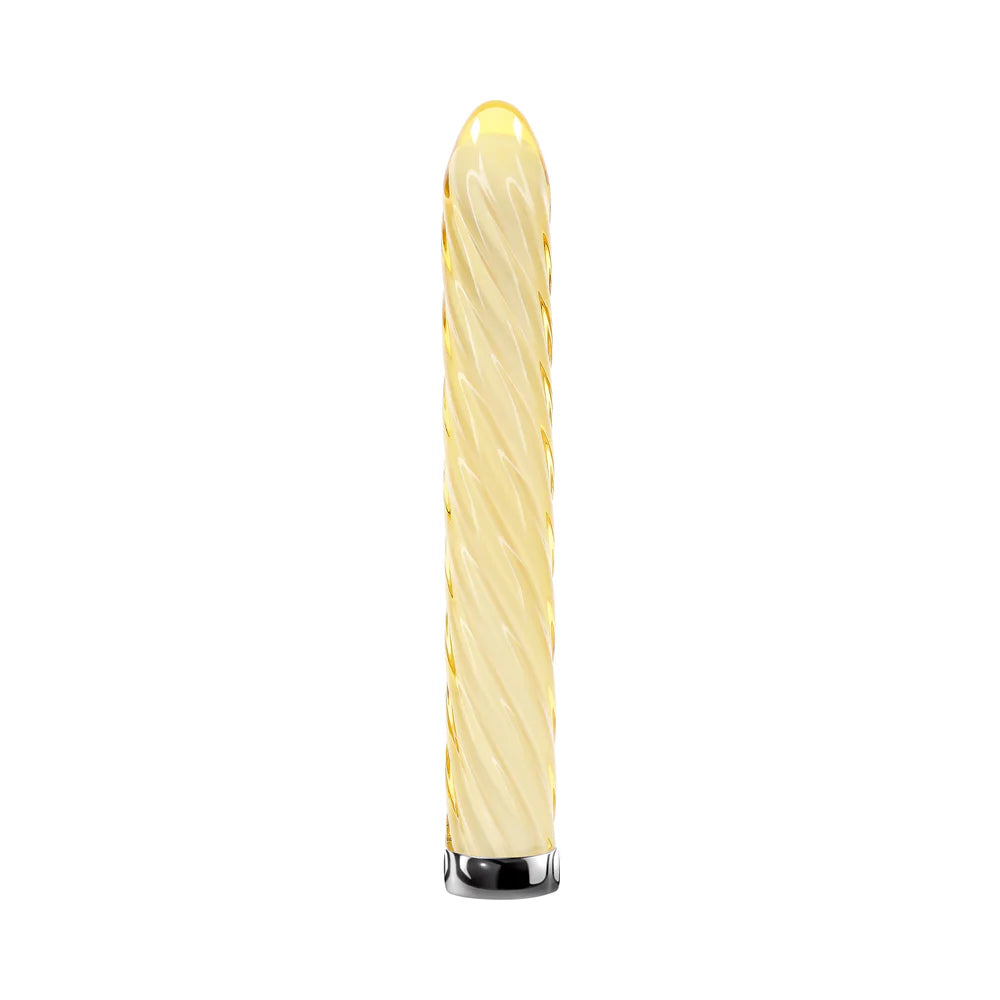 Playboy Twist Of Fate Rechargeable Vibrating Glass Vibrator