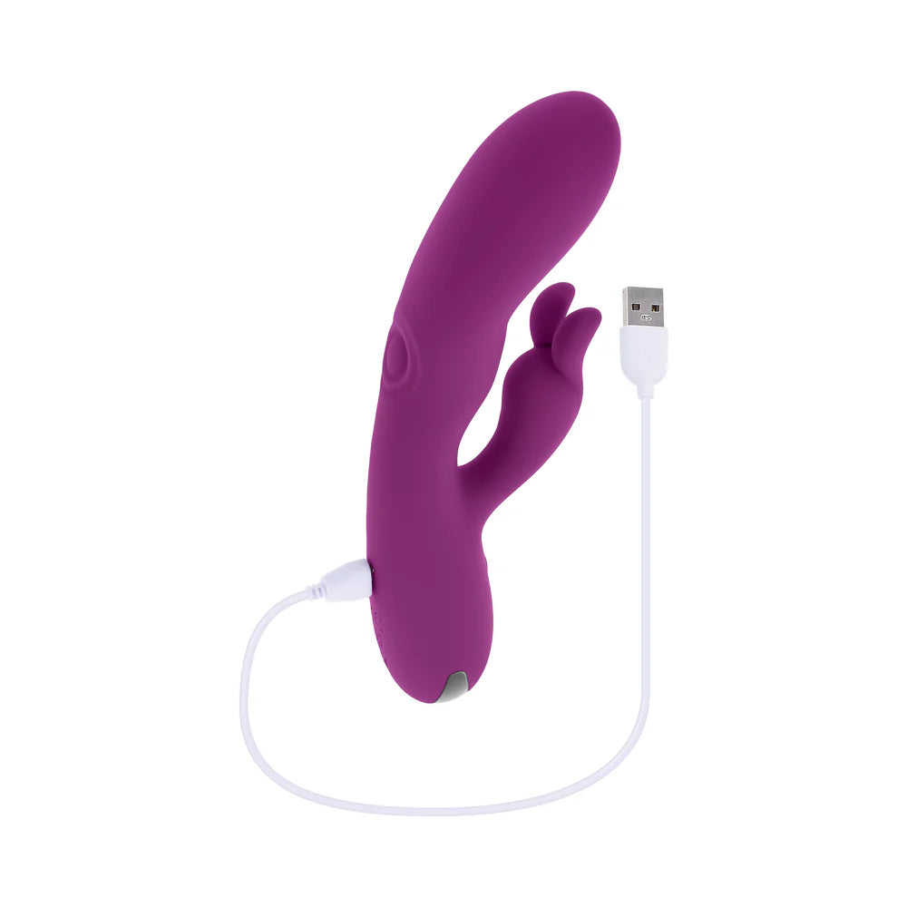 Playboy Busy Bunny Rechargeable Vibrating Dual Stimulator Vibrator Silicone