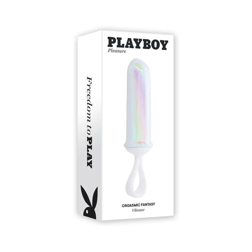 Playboy Orgasmic Fantasy Rechargeable Silicone Bullet – Multi-Speed Vibrating Bullet for Targeted Pleasure