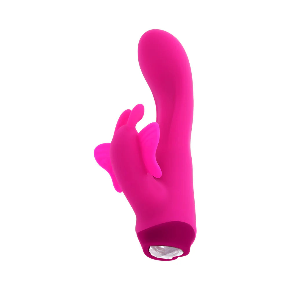 Selopa Butterfly Love Rechargeable Vibrating Dual Stimulator Silicone