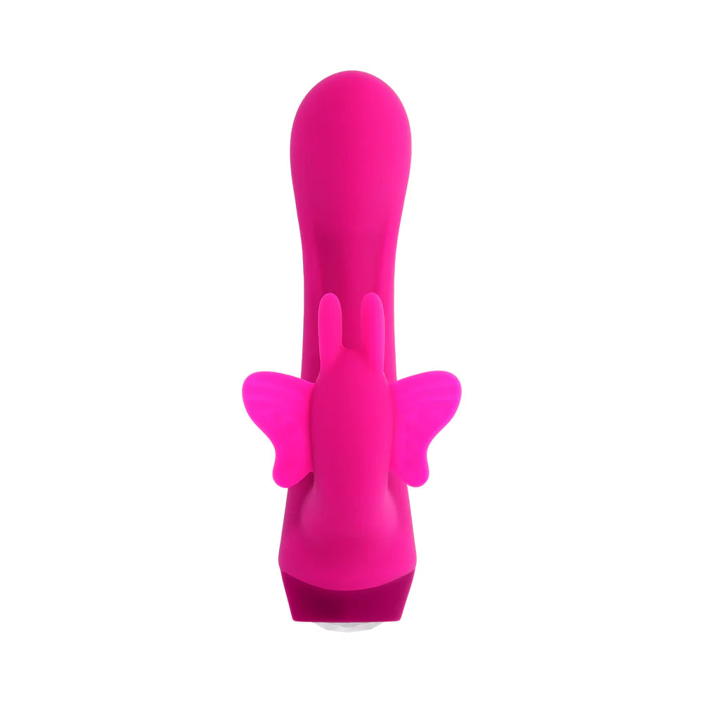 Selopa Butterfly Love Rechargeable Vibrating Dual Stimulator Silicone