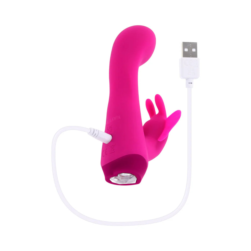 Selopa Butterfly Love Rechargeable Vibrating Dual Stimulator Silicone