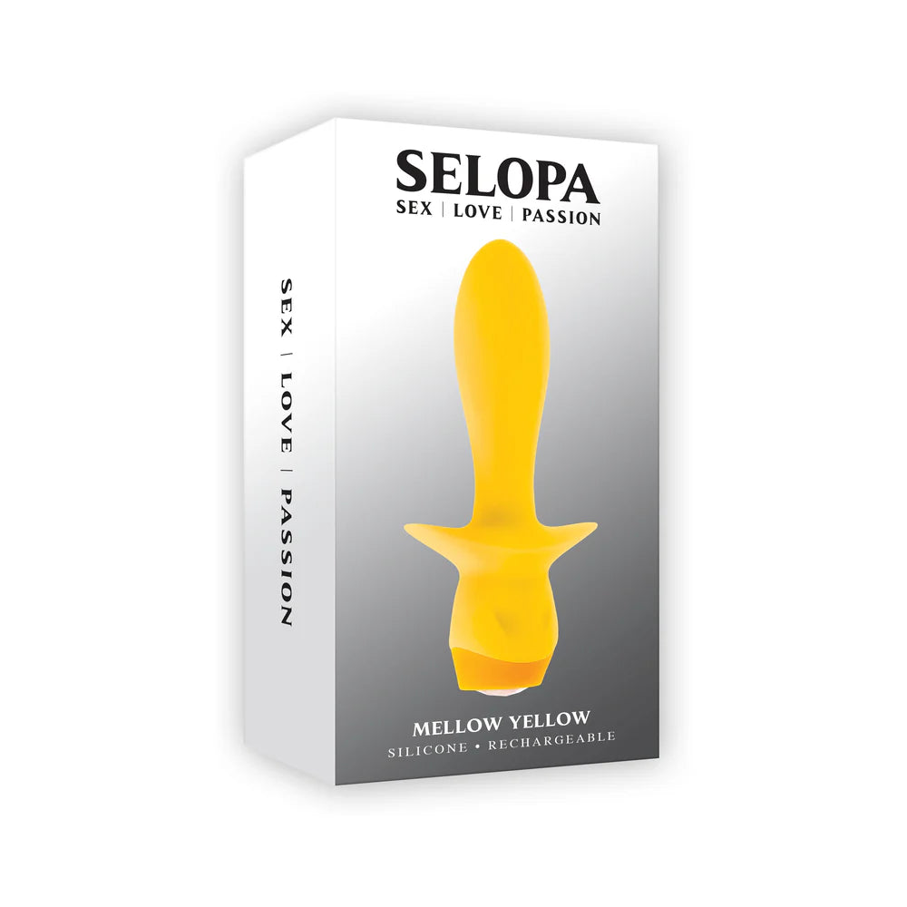 Selopa Mellow Yellow Rechargeable Vibrating Plug Silicone