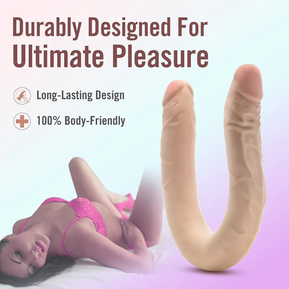 Dr. Skin Plus Posable Double Dong 16.5in