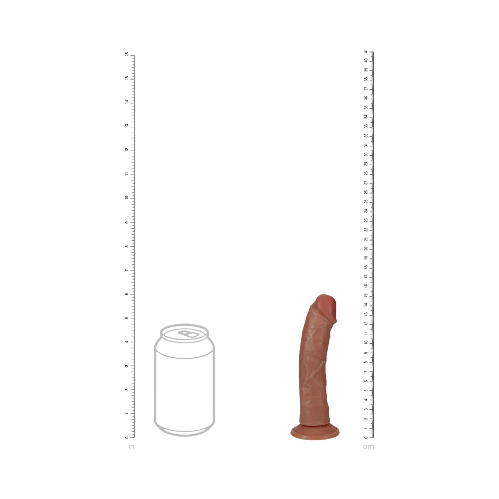 RealRock 6 in. Vibrating Cock Regular Curved