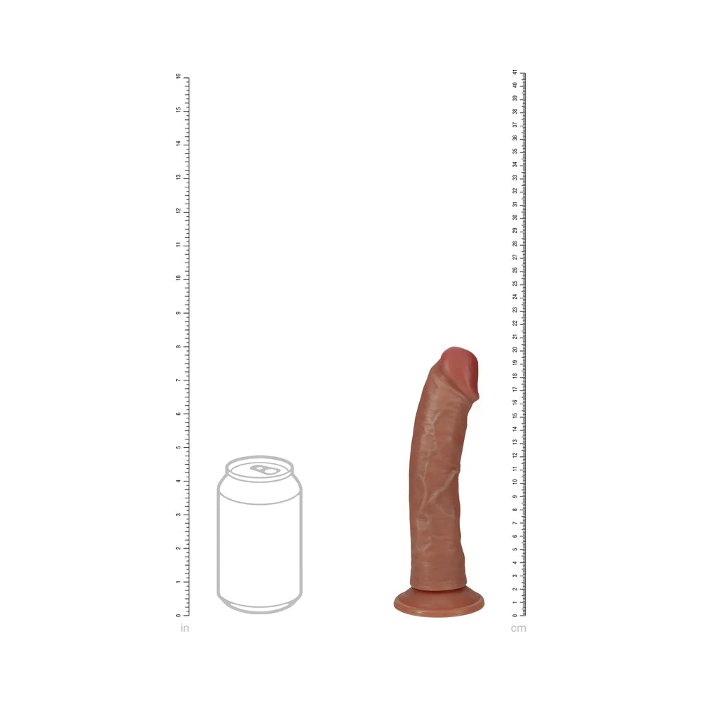 RealRock 8 in. Vibrating Cock Regular Curved