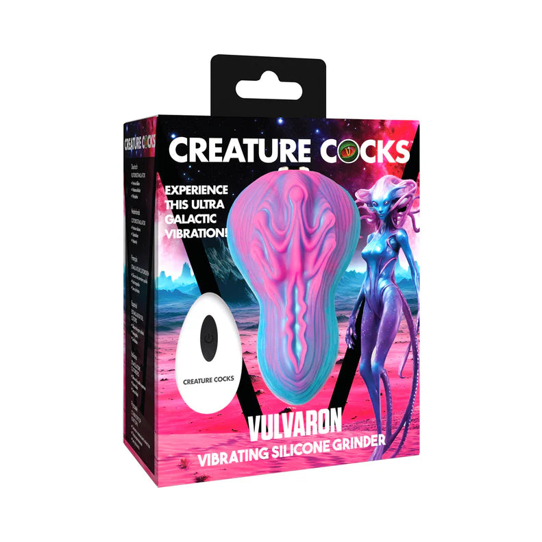 Creature Cocks Vulvaron Rechargeable Silicone Grinder Vibrator With Remote