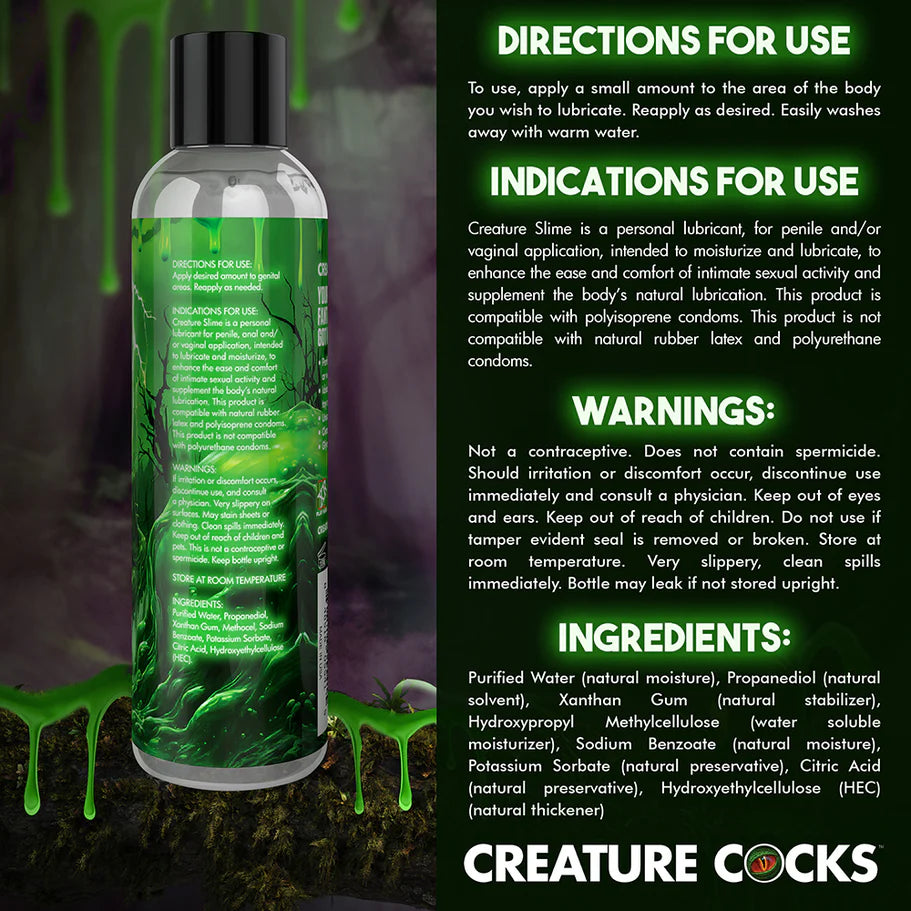 Creature Slime Water-Based Lubricant