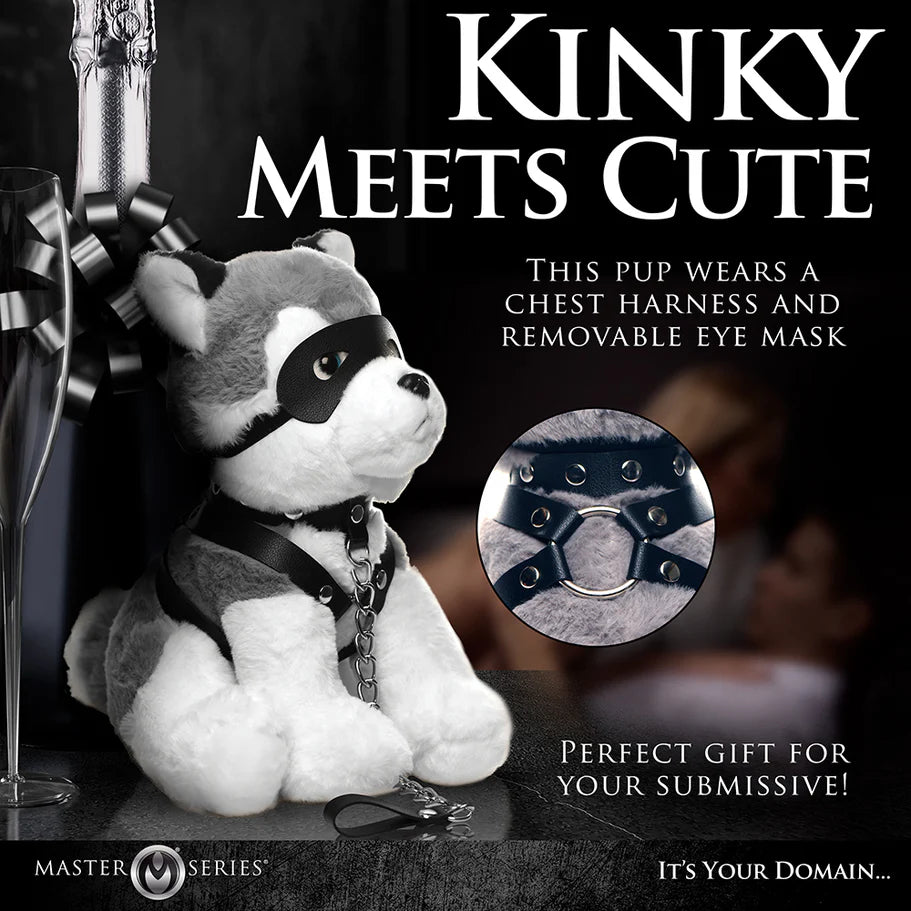 Master Series Max The Fetish Pup - Grey/White