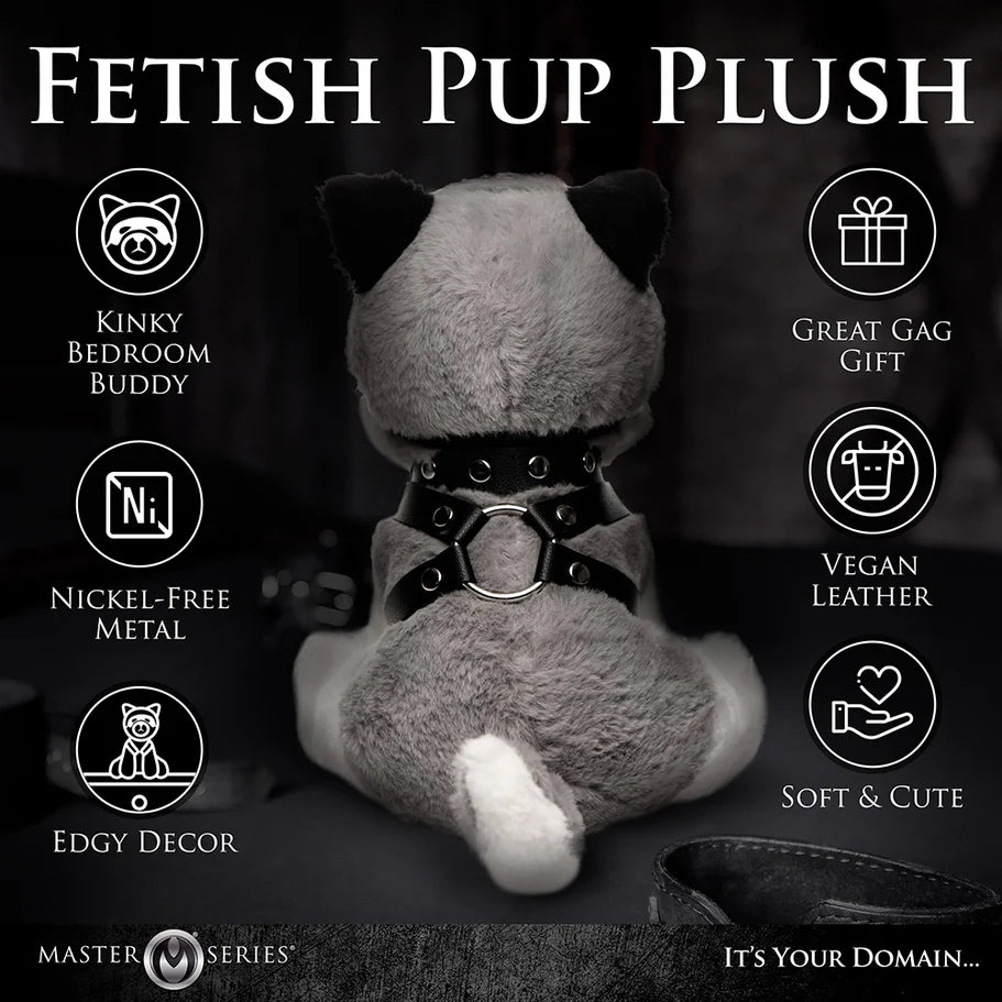 Master Series Max The Fetish Pup - Grey/White