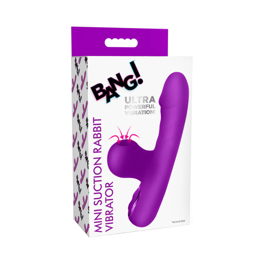 Bang! Mini Suction Rabbit Silicone Rechargeable Vibrator