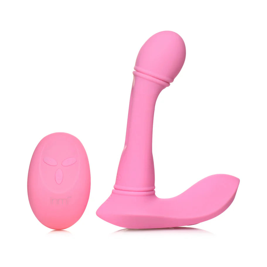 Flickers G-Flick Flicking G-Spot Rechargeable Silicone Vibrator with Remote