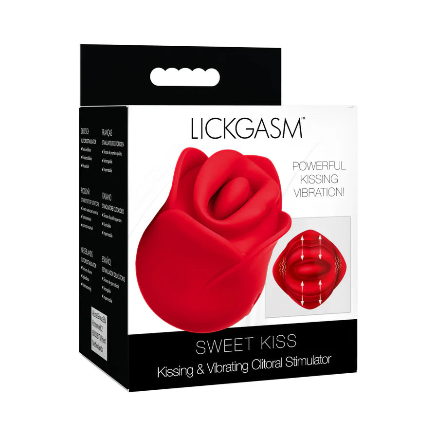 Lickgasm Kissing & Vibrating Rose Clitoral Stimulator