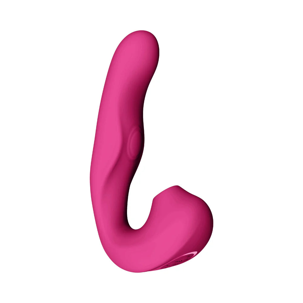 VIVE ZAKI Rechargeable Silicone Airwave Pulse Wave Vibrating G-Spot Vibrator