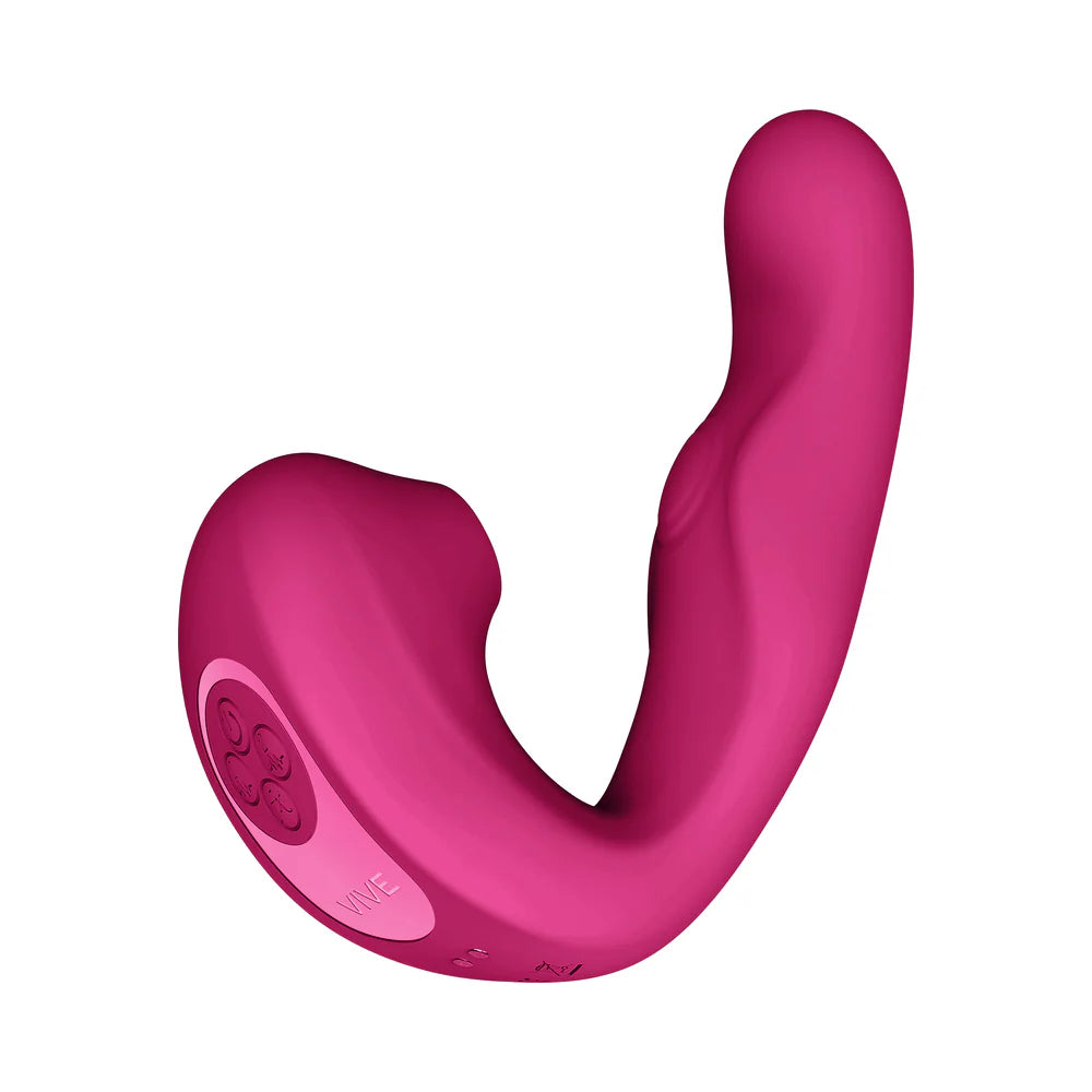 VIVE ZAKI Rechargeable Silicone Airwave Pulse Wave Vibrating G-Spot Vibrator