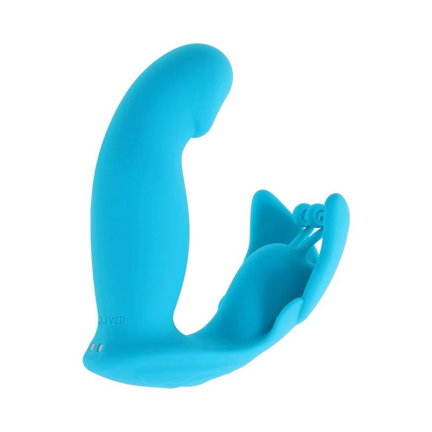 Spread Your Wings Rechargeable Silicone Multi Vibrator