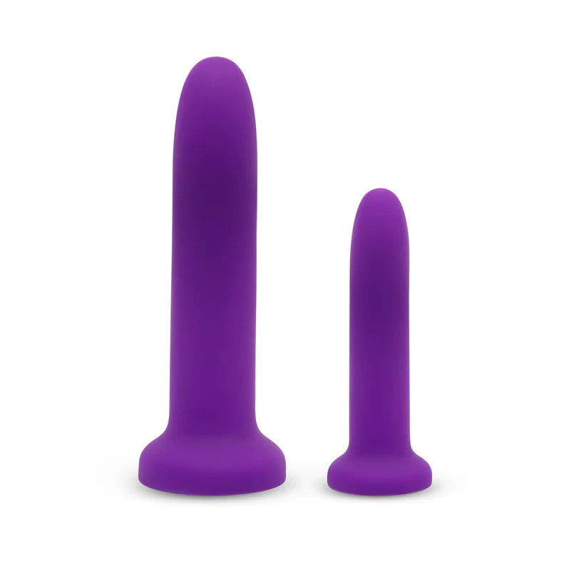 Together Duo 2-Piece 5 / 7 in. Silicone Dildo & Harness Set