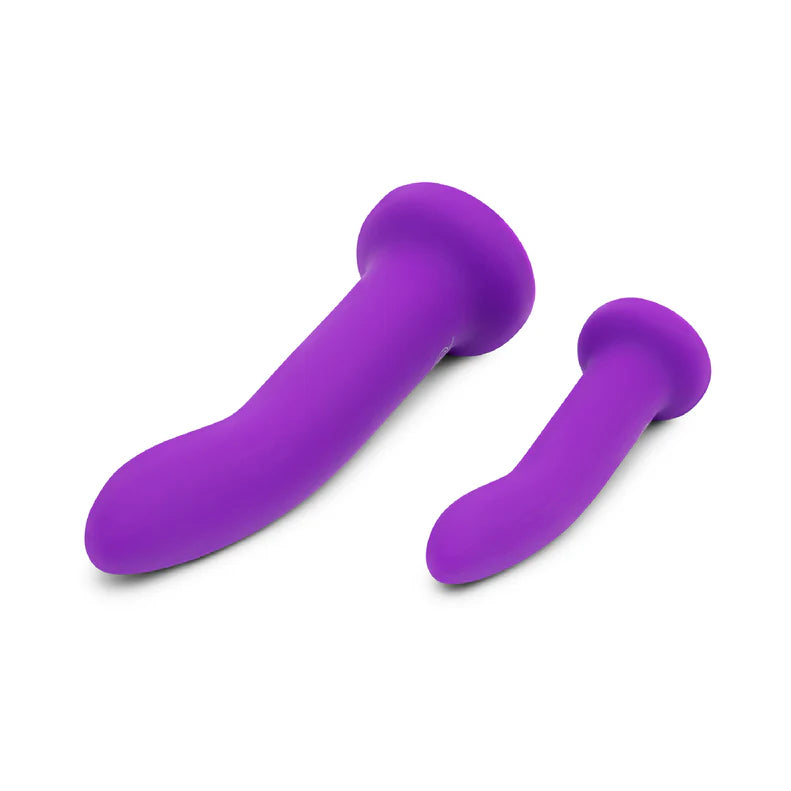 Together Duo 2-Piece 5 / 7 in. Silicone Dildo & Harness Set