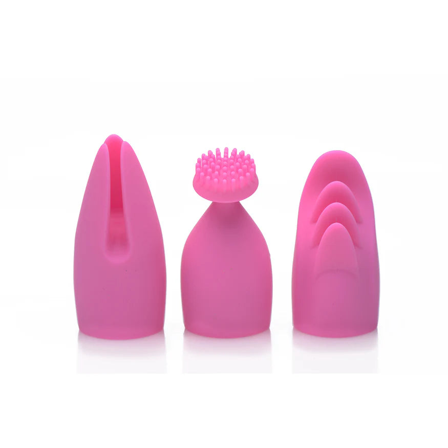 Inmi Versa-Thrust Rechargeable Silicone 10x Rabbit Vibrator with 3 Attachments