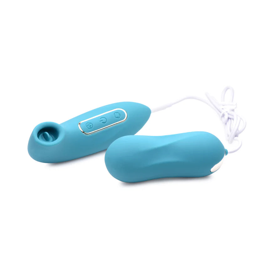 INMI Entwined Thumping Egg & Licking Clitoral Stimulator