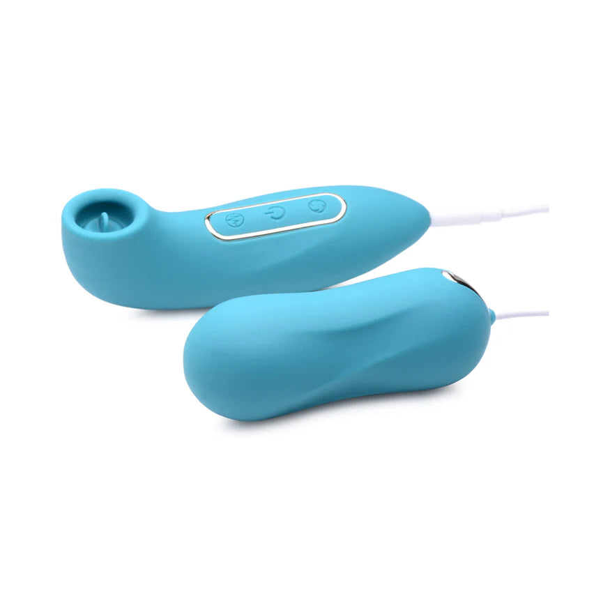 INMI Entwined Thumping Egg & Licking Clitoral Stimulator