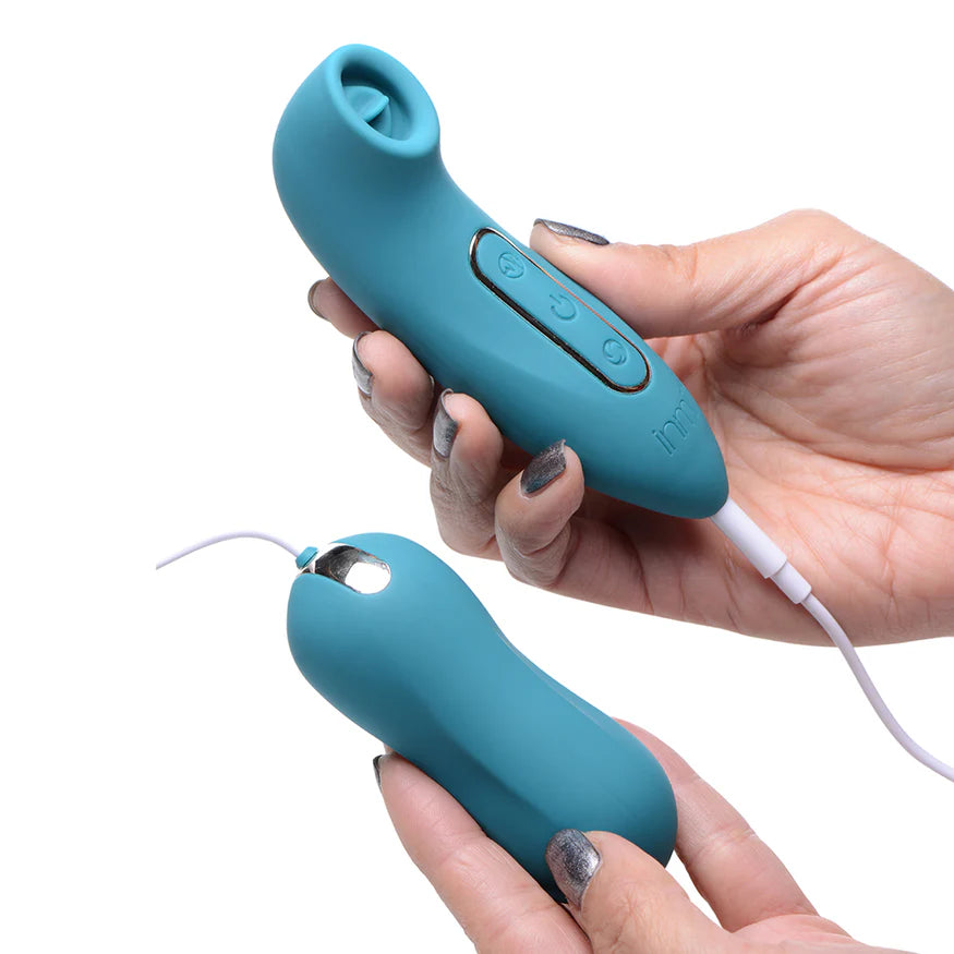 INMI Entwined Thumping Egg & Licking Clitoral Stimulator