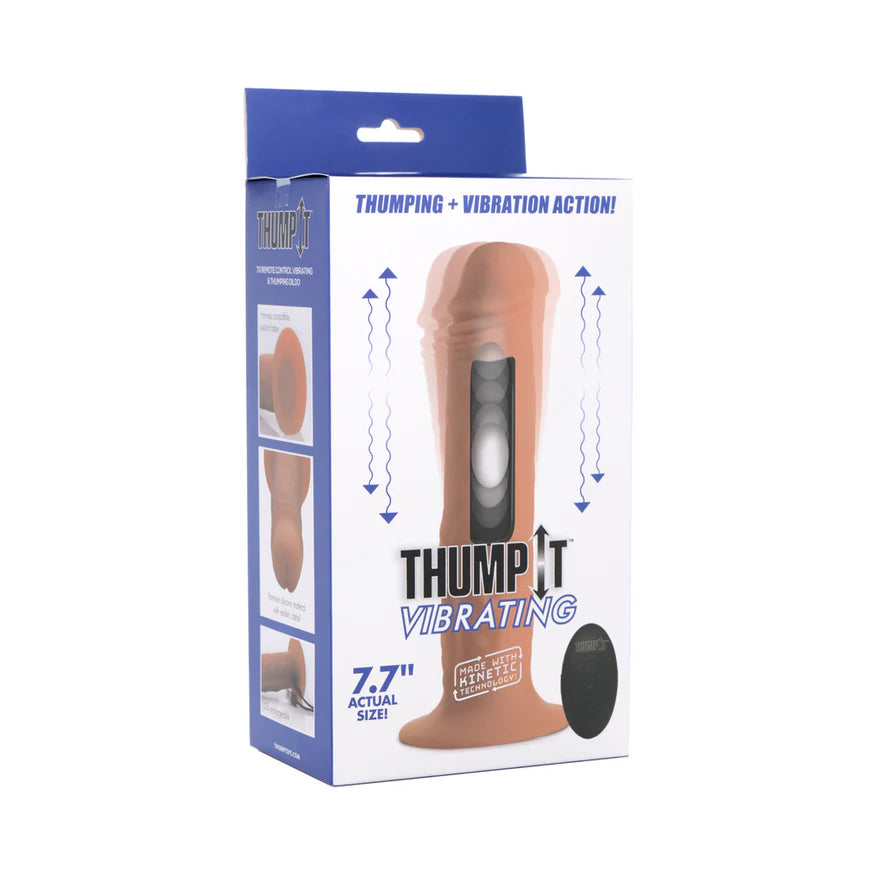 Thump It 7X Remote Vibrating & Thumping Dildo